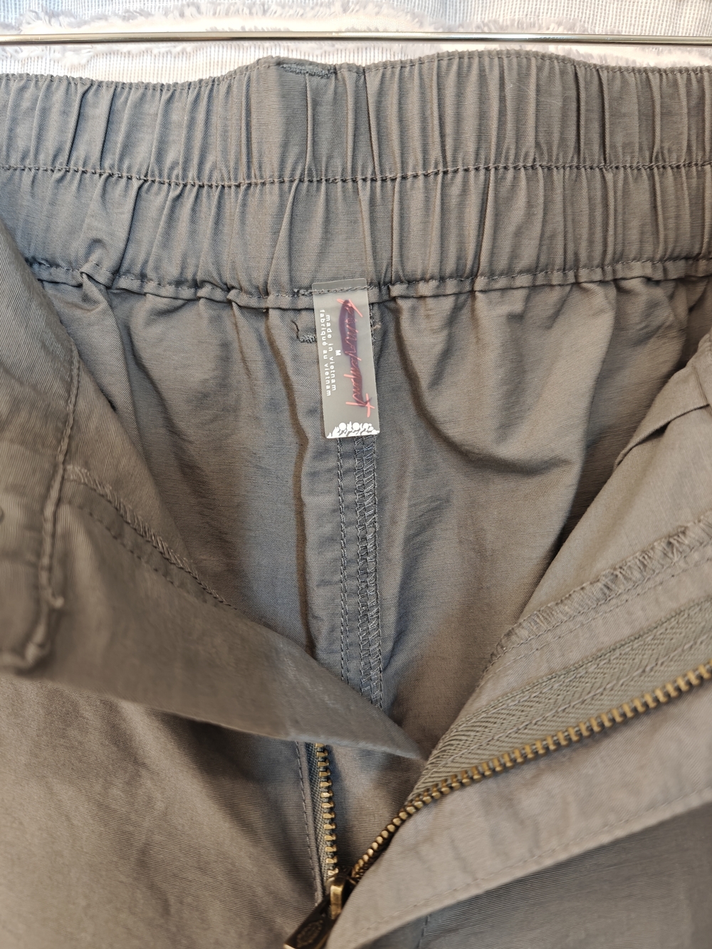 Free People Movement Wide-leg Cargo Pants - Med - Light Gray